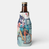 水彩写真卒業 ボトルクーラー (ボトル正面)