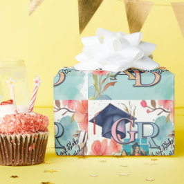 水彩写真卒業 ラッピングペーパー