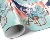 水彩写真卒業 ラッピングペーパー (ロールコーナー)