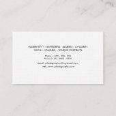 水彩写真家名刺 名刺 (裏面)