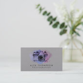 水彩写真家名刺 名刺 (スタンド正面)