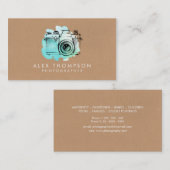 水彩写真家名刺 名刺 (正面/裏面)