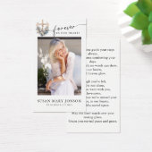 水彩写真記念祈りの言葉カード (デスク)