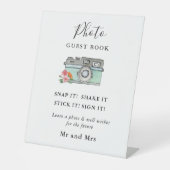 水彩写真集 台座サイン (正面)