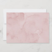 水彩写真 ヴィノ・ビフォア・ヴァウズ ブライズシャワー 招待状 (裏面)