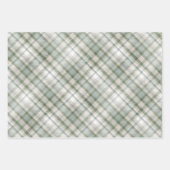 水彩冬のウッドランドクリスマスディアー ラッピングペーパーシート (正面2)