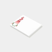 水彩冬のクリスマス格言かわいいリトル ポストイット (アングル)