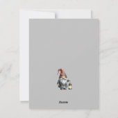 水彩冬のクリスマス格言写真 シーズンカード (裏面)