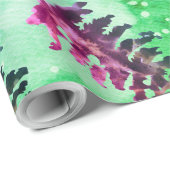 水彩冬のクリスマス　森　鹿　動物　W ラッピングペーパー (ロールコーナー)