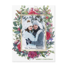 水彩冬のバラ花写真クリスマス