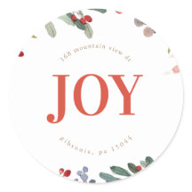 水彩冬のフローラガーランド