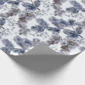 水彩冬のホリデーパターン ラッピングペーパー (角)