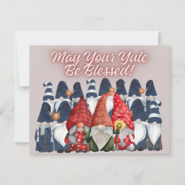 水彩冬の小人たち シーズンカード