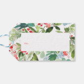 水彩冬の果実と緑 ギフトタグ (裏面横)