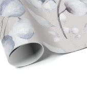 水彩冬の植物学 ラッピングペーパー (ロールコーナー)