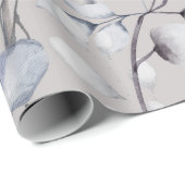 水彩冬の植物学 ラッピングペーパー (ロールコーナー)