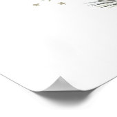 水彩冬の植物 ポスター (角)