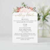 水彩冬の結婚式詳細 | RSVP | QRコード エンクロージャーカード (スタンド正面)