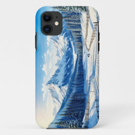 水彩冬の背景iPhone / iPadケース iPhone 11 ケース