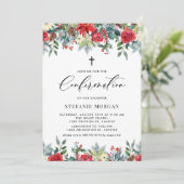 水彩冬の開花フローラ確認 招待状 (スタンド正面)