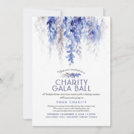 水彩冬の青夕べチャリティーガライベント 招待状