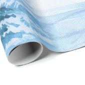 水彩冬の風景 ラッピングペーパー (ロールコーナー)