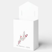 水彩冬キツネクリスマス フェイバーボックス (オープン)