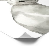 水彩冬バニールーム男女兼用デコール ポスター (角)