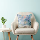 水彩冬景観イラストレーション クッション (椅子)