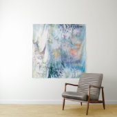 水彩冬景観イラストレーション タペストリー (インサイチュ(横))