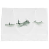 水彩冬景 ラージペーパーバッグ (裏面)