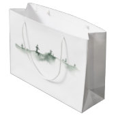 水彩冬景 ラージペーパーバッグ (裏面アングル)