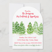 水彩冬木 PERSONALIZE Arch 招待状 (正面)