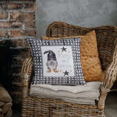 水彩冬格言オンバッファローチェッククリスマス クッション