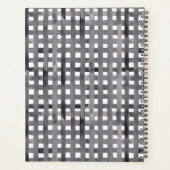 水彩冬格言オンバッファローチェッククリスマス プランナー手帳 (裏面)