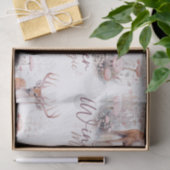 水彩冬魔法鹿 薄葉紙 (ギフト)