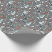 水彩冬 ラッピングペーパー (角)