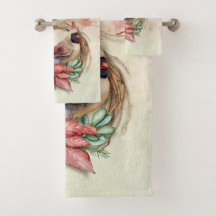 水彩冬（鳥）ショウジョウコウカンチョウ