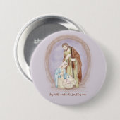 水彩出生カスタム休日 缶バッジ (正面&裏面)