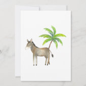 水彩出生クリスマスパーティー 招待状 (裏面)