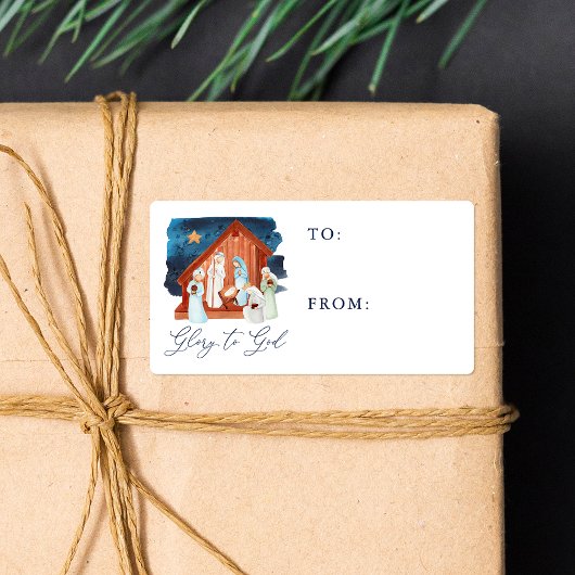 水彩出生シーンからラベルへ ラベル