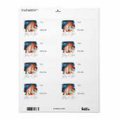 水彩出生シーンからラベルへ ラベル (フルシート)