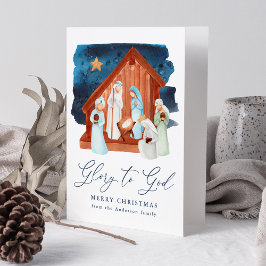 水彩出生シーン栄光へ神への非写真 シーズンカード