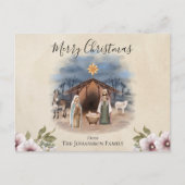 水彩出生シーン シーズンポストカード (正面)