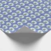 水彩出生ハッピーバースデーイエス ラッピングペーパー (角)