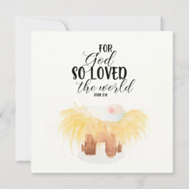 水彩出生宗教挨拶カード