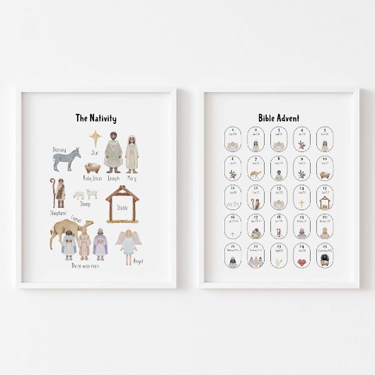 水彩出生降臨カレンダー