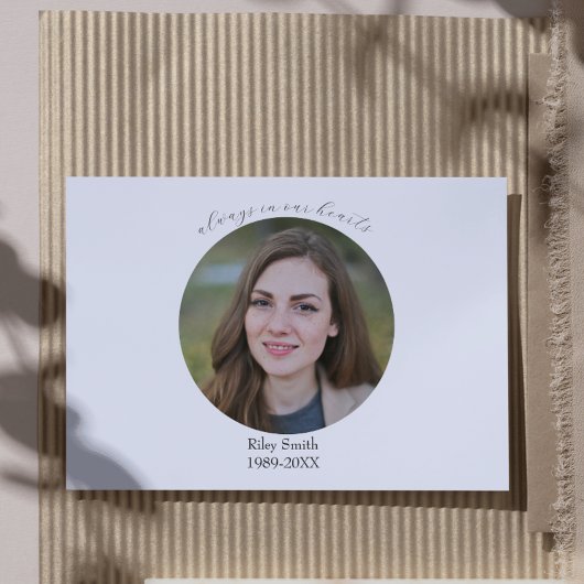 水彩分枝記念写真サンキューカード サンキューカード