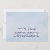 水彩列車の誕生日パーティー 招待状 (裏面)