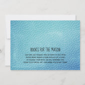 水彩列車の誕生日パーティー 招待状 (裏面)